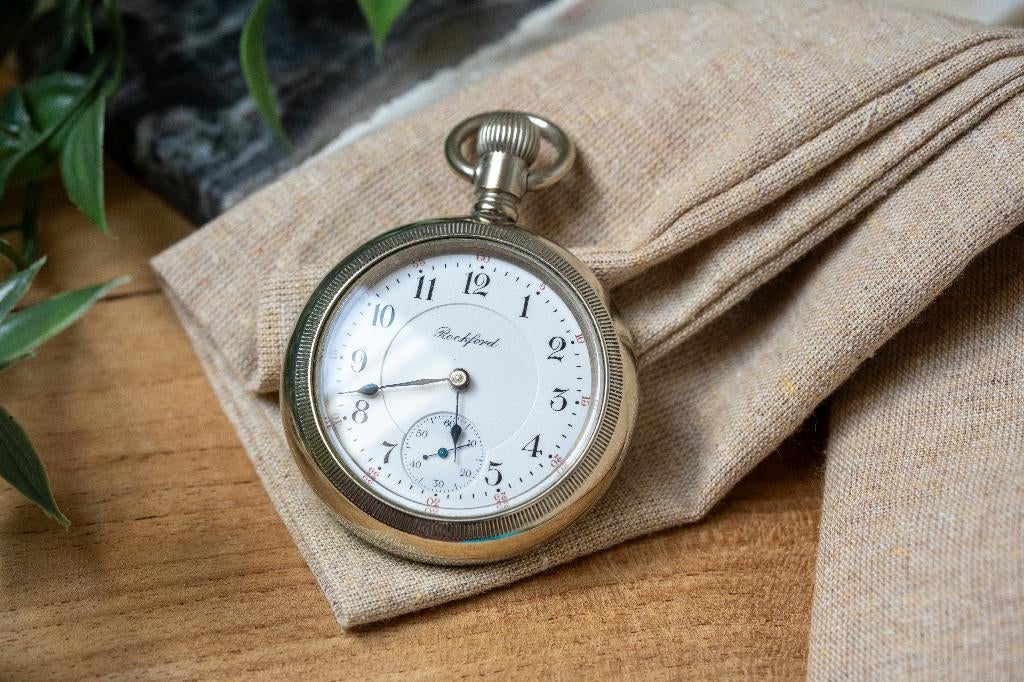 Antique 1909 Rockford Pocket Watch, Antiek en Kunst, Ophalen of Verzenden