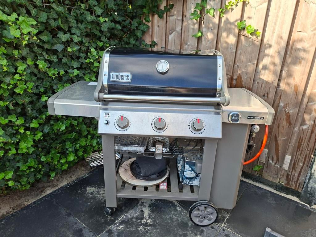 Weber Genesis II Gasbarbecue - Wegens Overcompleet, Tuin en Terras, Gasbarbecues, Ophalen, Gebruikt, Weber