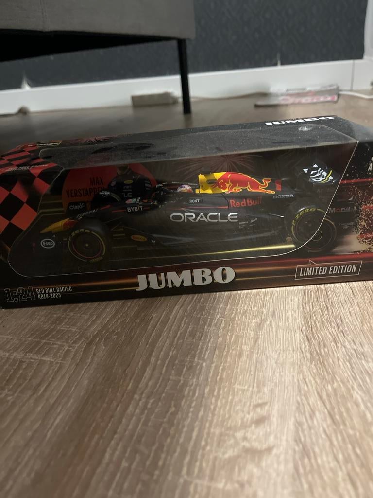 Max Verstappen Red Bull Racing F1 model 1:24 Jumbo, Hobby en Vrije tijd, Modelbouw | Auto's en Voertuigen, Auto, 1:32 tot 1:50