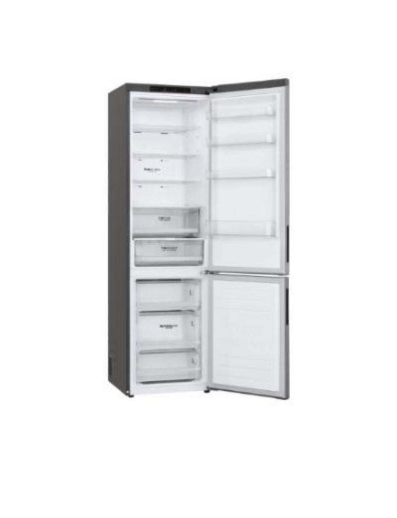 LG Koelkast GBP62PZNAC RVS - 384L No Frost, Ophalen, 200 liter of meer, 60 cm of meer, Met aparte vriezer