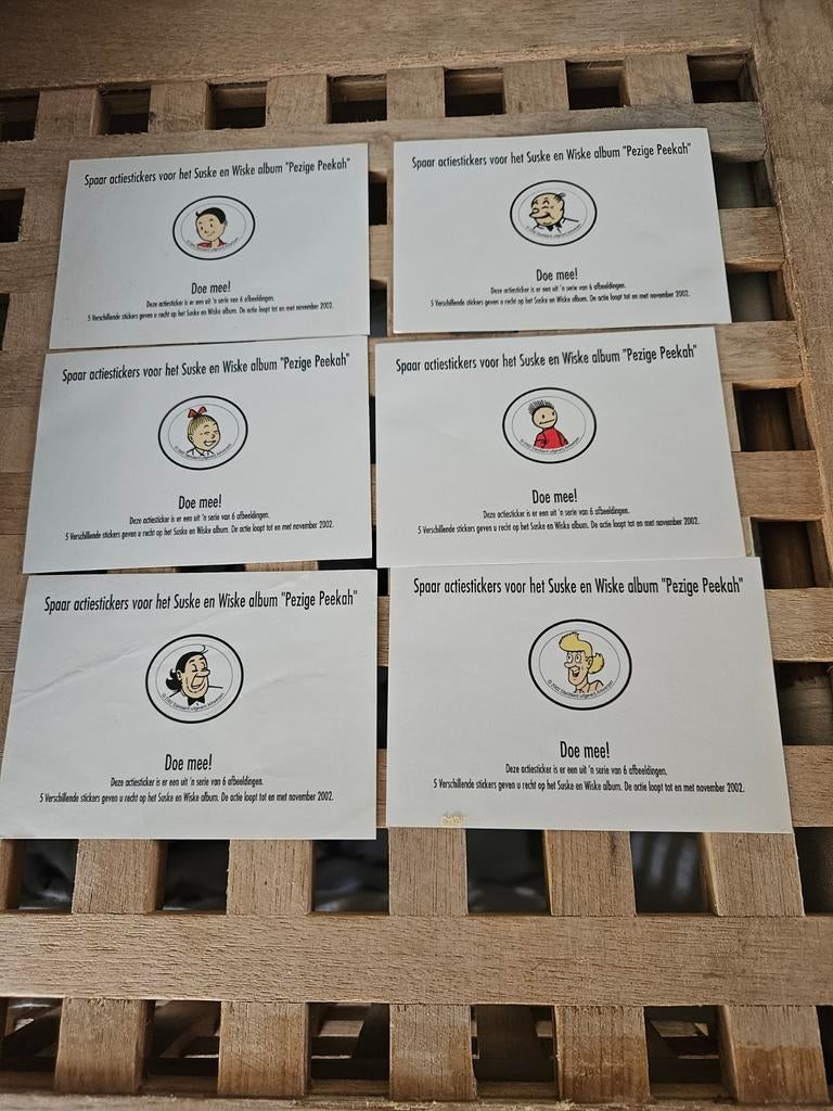 Suske en Wiske stickers, Ophalen of Verzenden, Zo goed als nieuw, Sport