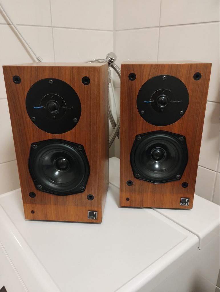 Kef 101 Reference luidsprekers, Ophalen of Verzenden, 120 watt of meer, Front, Rear of Stereo speakers, Overige merken