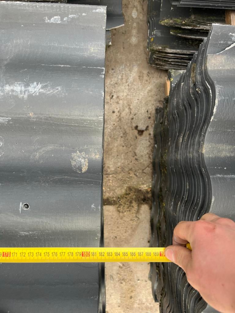 Asbestvrije Eterniet platen - Golfplaten voor dakbedekking, Ophalen, Overige materialen, Gebruikt, 15 m² of meer