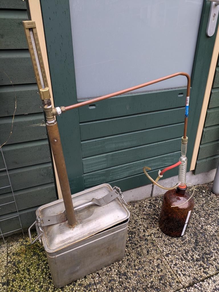 RVS stookketel of distilleer ketel, Ophalen