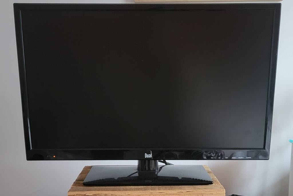 TV scherm Dual met ingebouwde DVD speler, LED, 50 Hz, Zo goed als nieuw, Ophalen