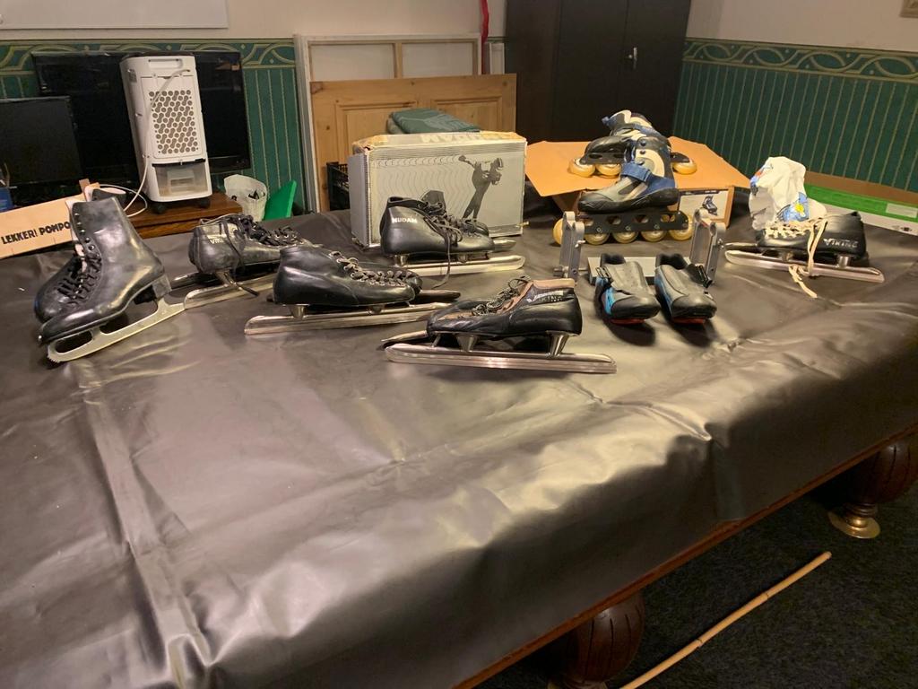 Schaatsen collectie: kunstschaatsen,Noren, roller & slijpset, Ophalen, Gebruikt, Noren, Overige merken