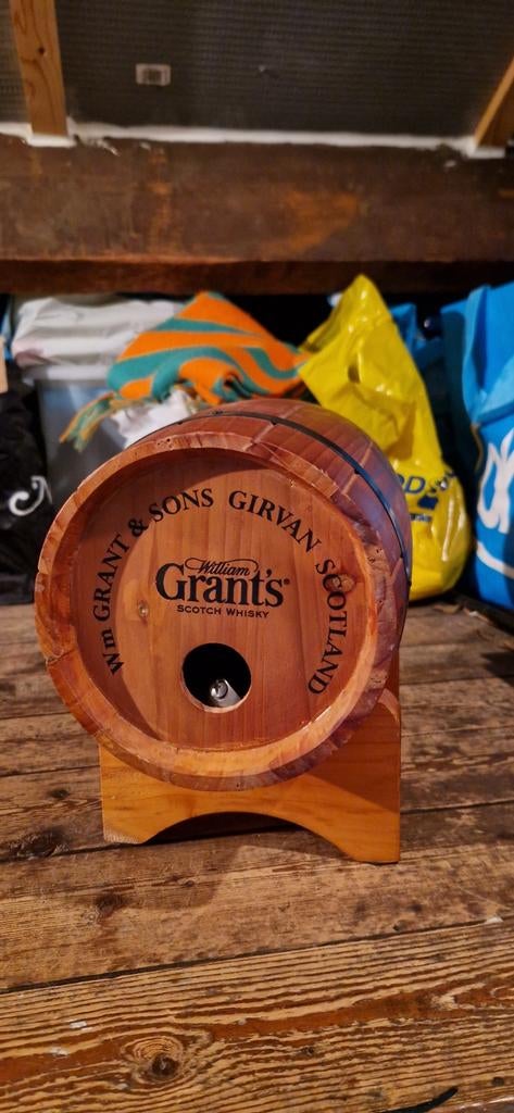 Grant's Whisky Vat - Decoratief Houten Vat, Ophalen of Verzenden, Zo goed als nieuw, Handmatig