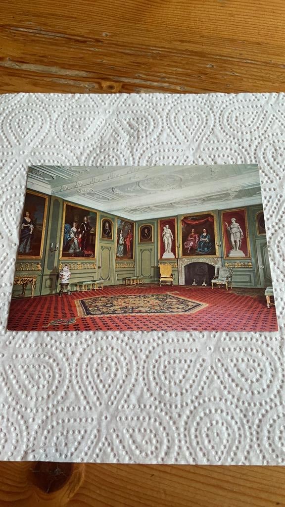 Postkaart - Kasteel Duivenvoorde - Grote zaal, Ophalen of Verzenden, 1960 tot 1980, Ongelopen, Gebouw