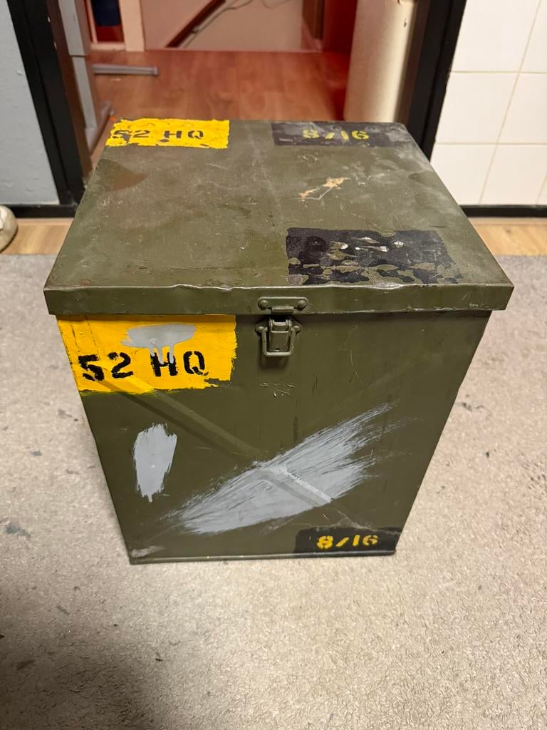 Leger kist, Ophalen, Landmacht, Nederland, Kist of Geocache