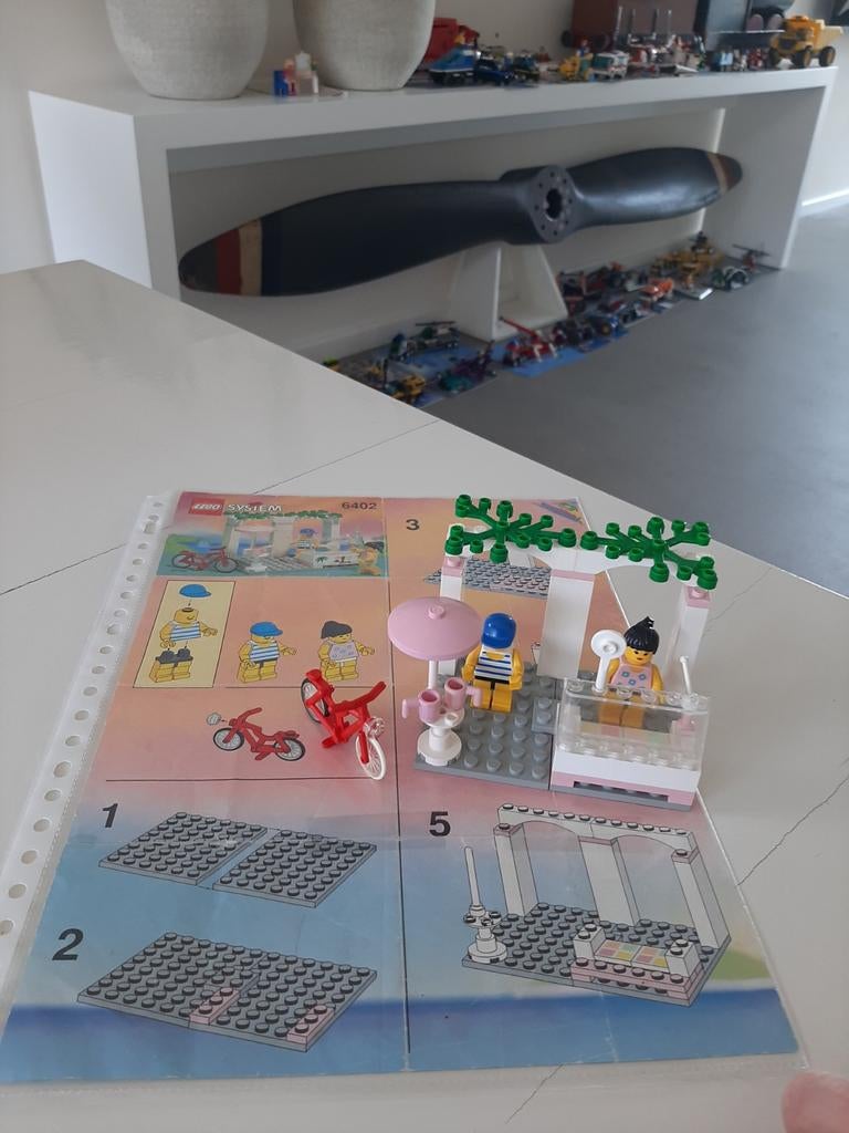 Lego paradisa 6402 Sidewalk Cafe, Ophalen, Gebruikt, Complete set, Lego