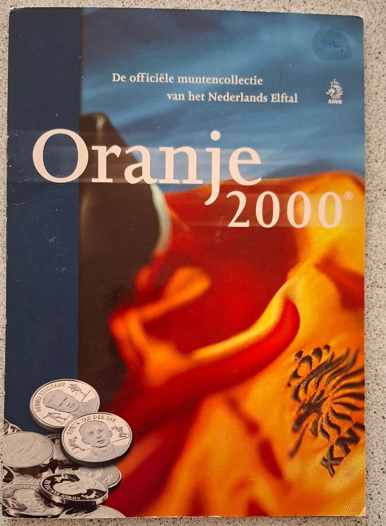 Officiële muntencollectie 24 stuks Oranje 2000 Ned. Elftal, Verzamelen, Sportartikelen en Voetbal, Verzenden, Zo goed als nieuw