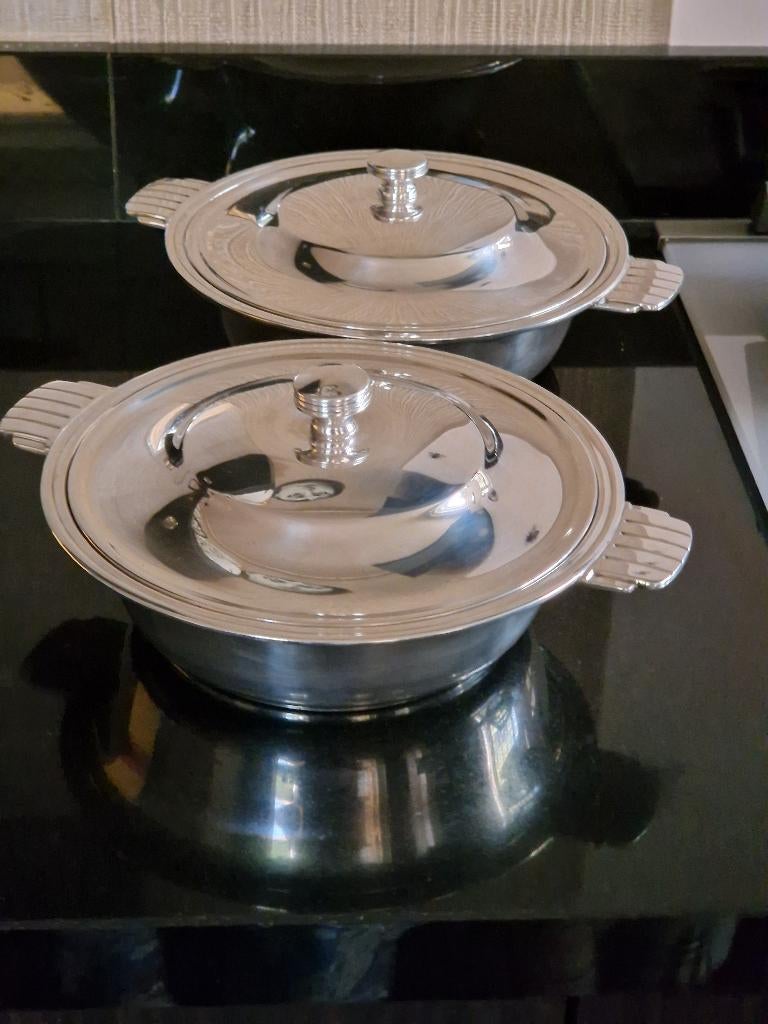 2x Art-Deco George Nilsson Dekschaal Gero €40,00 per schaal, Ophalen of Verzenden