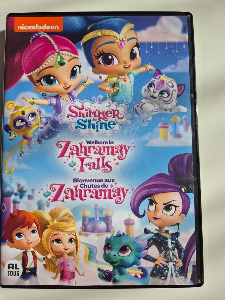 Shimmer & Shine: Welkom in Zahramay Falls DVD nickelodeon, Avontuur, Alle leeftijden, Ophalen of Verzenden, Zo goed als nieuw