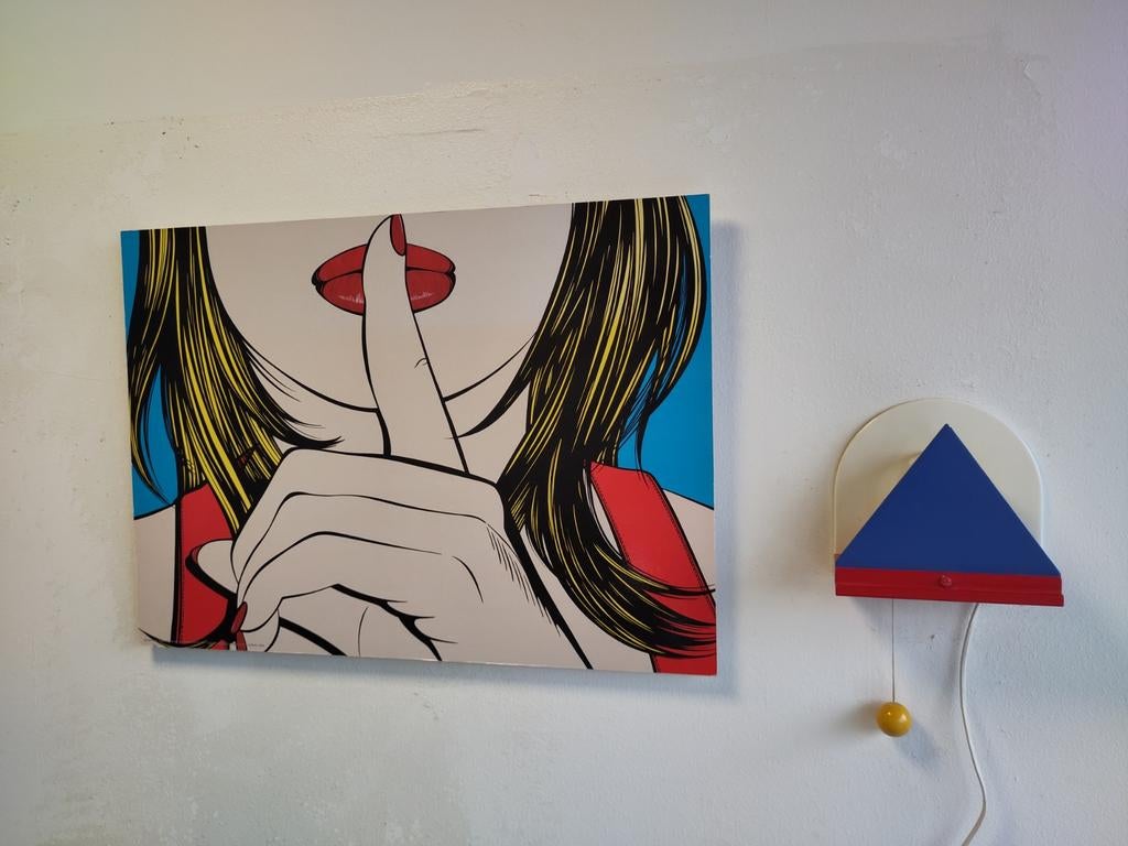 Vintage Ikea artwork sssshhh Deborah Azzopardi SOLMYRA, Ophalen of Verzenden