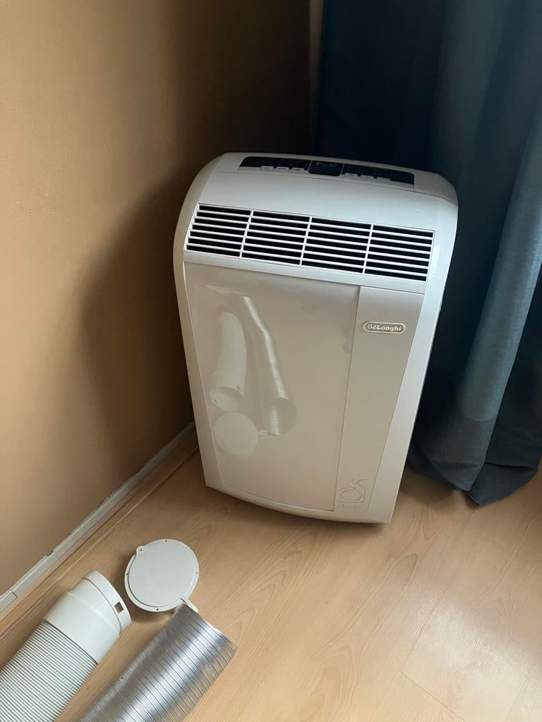 DeLonghi PAC N90 Eco Silent mobiele airco, Ophalen, 3 snelheden of meer, Zo goed als nieuw, Afstandsbediening