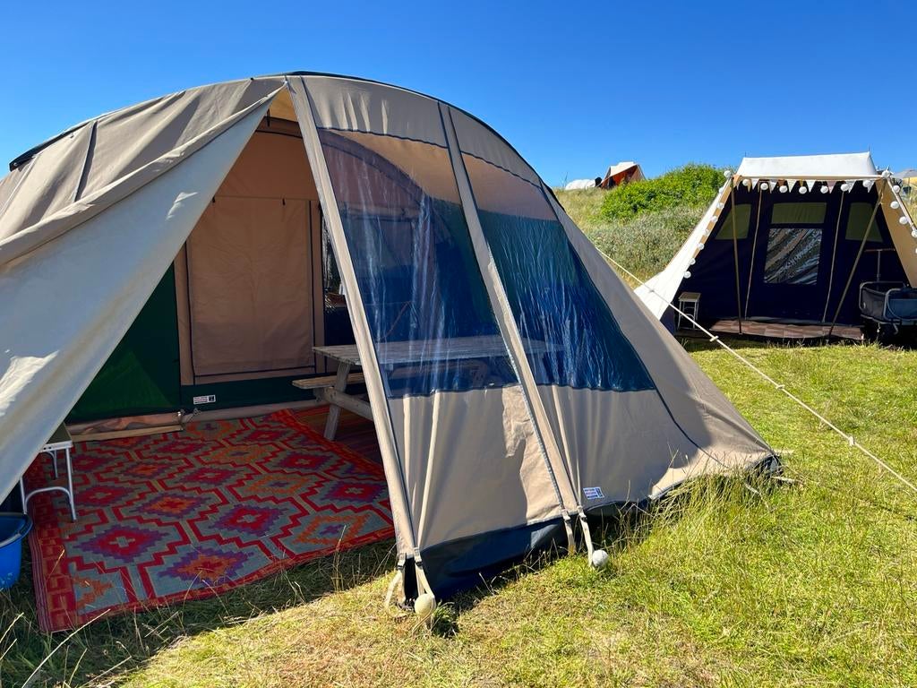 Tent te huur op Vlieland Stortemelk (Pinksteren vrij!), Ophalen, Zo goed als nieuw