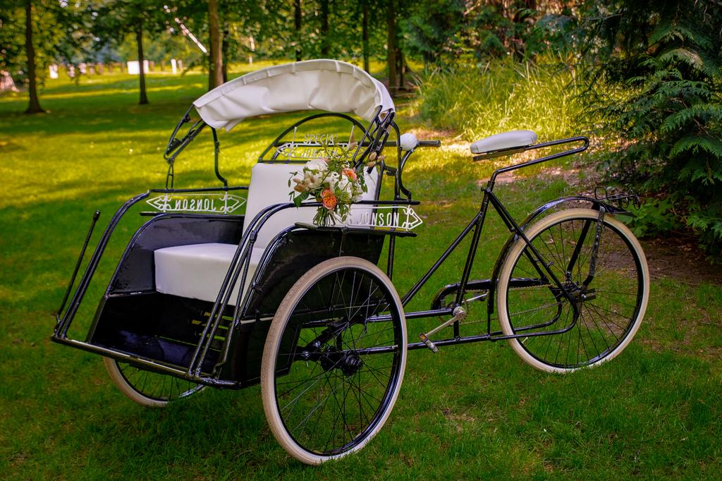 Trouwfiets / Riksja huren, Fietsen en Brommers, Ophalen, Zo goed als nieuw, 2 kinderen