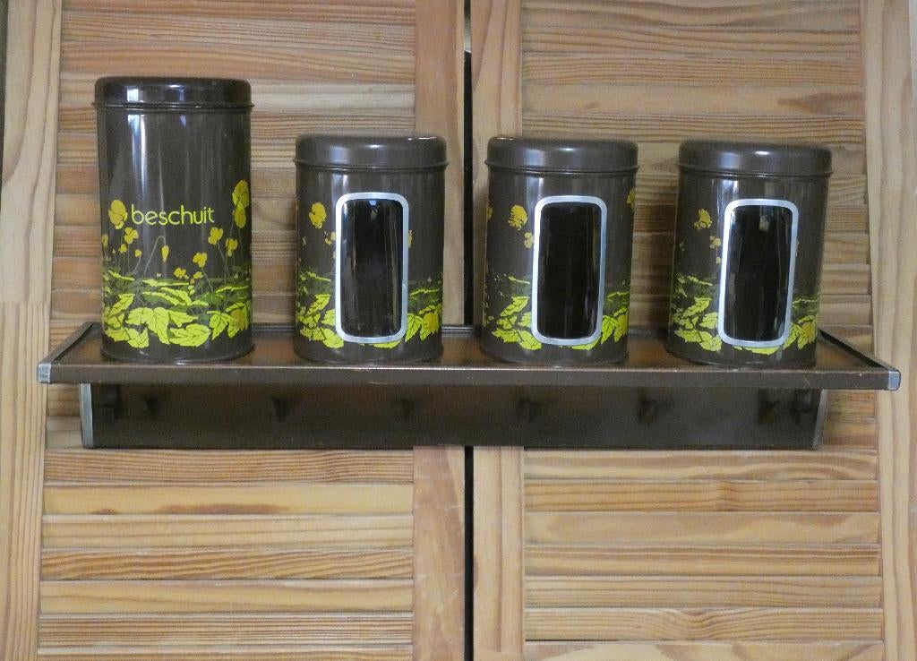 planchet/ keukenrek/ handdoekenrek/ bussen, Antiek en Kunst, Ophalen of Verzenden