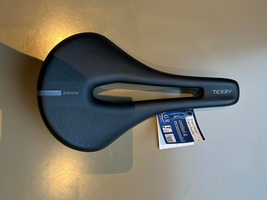 Ergonomisch fiets zadel Zwart Terry NIEUW, Ophalen, Nieuw, Zadel, Terry