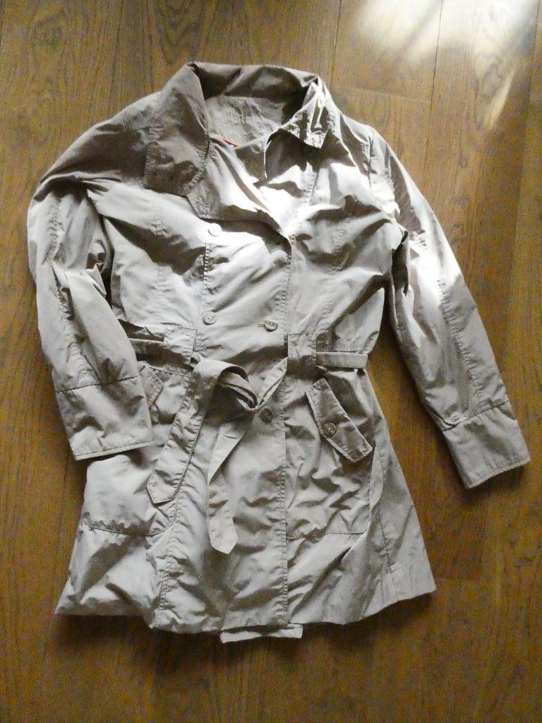 Taupekleurige korte zomerjas, merk BIBA, maat 40, Maat 38/40 (M), Overige kleuren, Biba, Ophalen of Verzenden