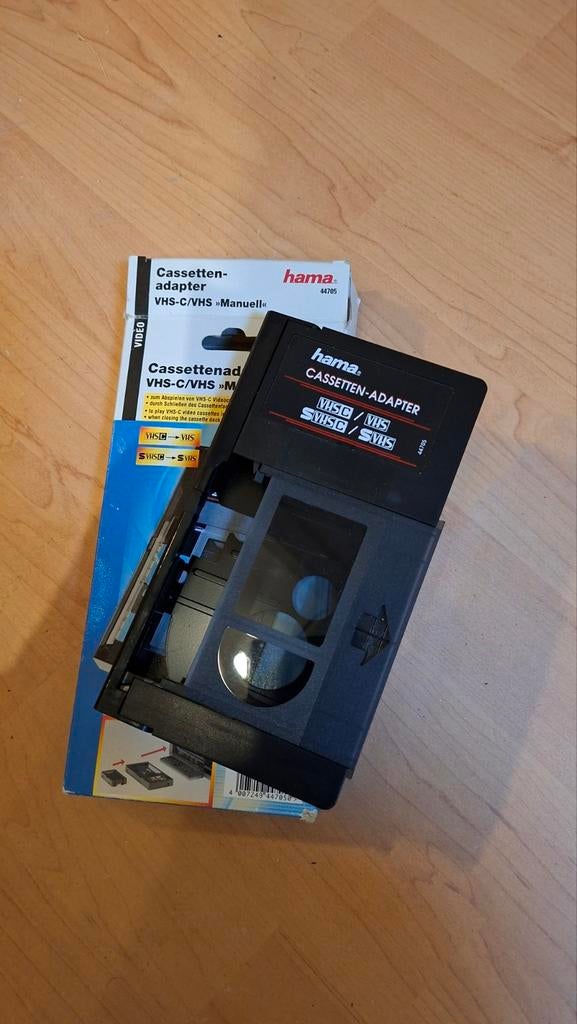 Hama Video cassette adapter VHSC naar VHS, Ophalen, Zo goed als nieuw, Videoband