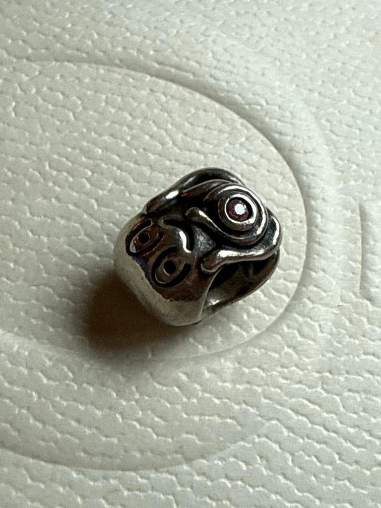 Pandora Bedel Octopus - Zilver, Pandora, Ophalen of Verzenden, Zo goed als nieuw, 1 bedel