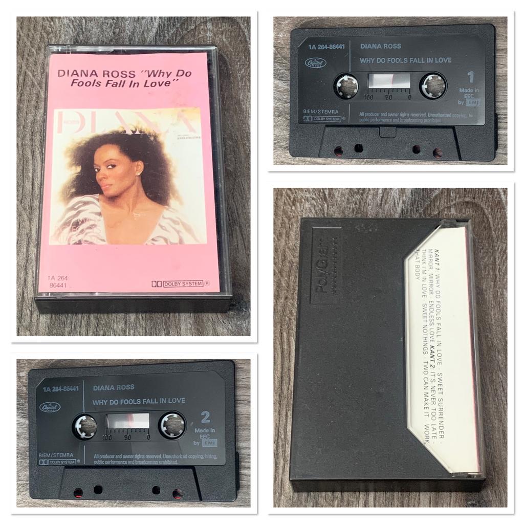 Diana Ross: Why Do Fools Fall In Love, Cd's en Dvd's, Cassettebandjes, Ophalen of Verzenden