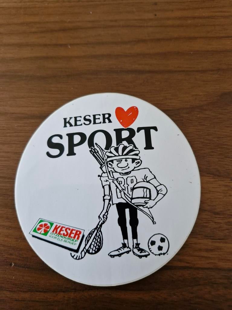 4862 Keser Sport Sticker, Ophalen of Verzenden, Gebruikt