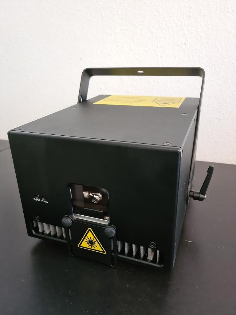 5,5 watt RGB 40K Full color ILDA laser projector met flightc, Geluidgestuurd, RGB-lasers, RGB-lasers, Nieuw