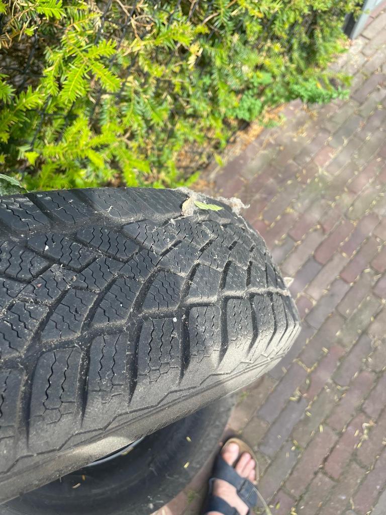 Fiat Winterbanden met Velg, Ophalen, Gebruikt, 155 mm, 13 inch