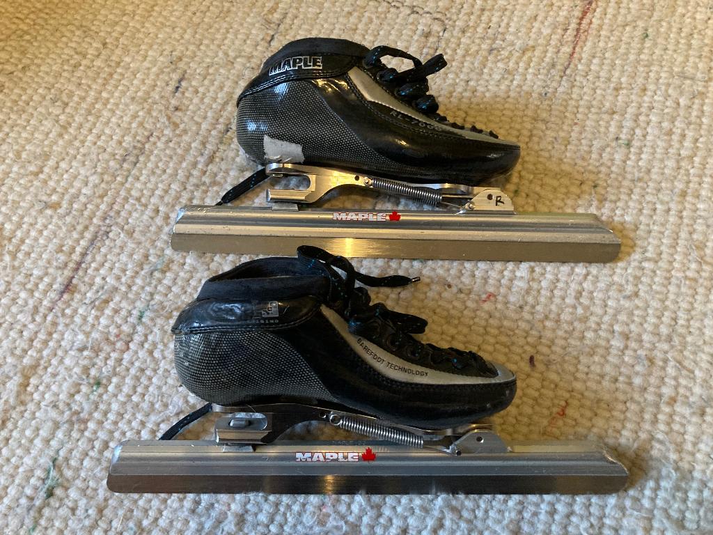 Maple RL-7000 / Blizzard klapschaatsen maat 35, Klapschaats, Ophalen of Verzenden, Zo goed als nieuw, Maple