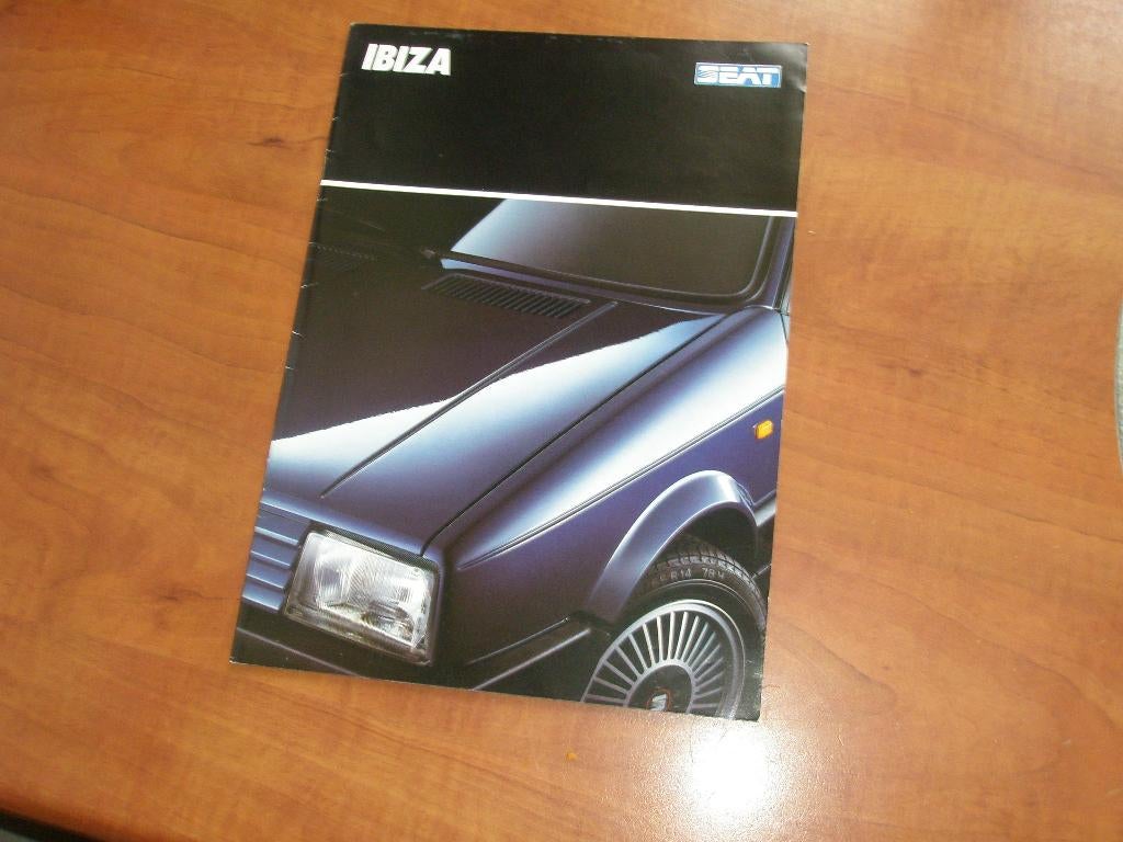SEAT Ibiza folder 1991, Ophalen of Verzenden, Zo goed als nieuw, Overige merken
