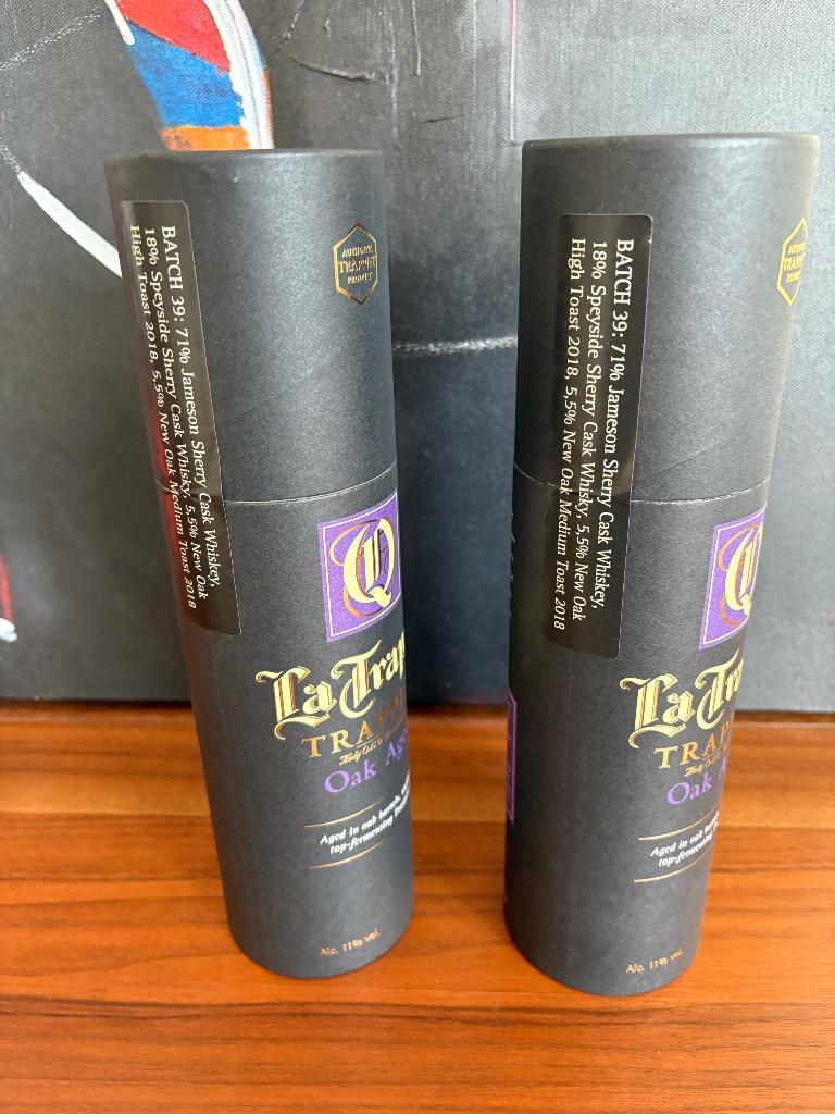 La Trappe Quadrupel Oak Aged - Batch 39 Whiskey, Ophalen of Verzenden, Nieuw, Flesje(s), La Trappe