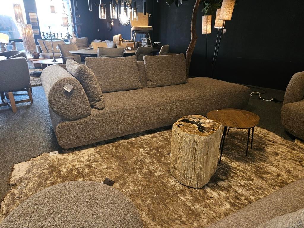 Salontafel bijzettafel versteend hout patrified wood, 50 tot 100 cm, Nieuw, Minder dan 50 cm, 50 tot 100 cm