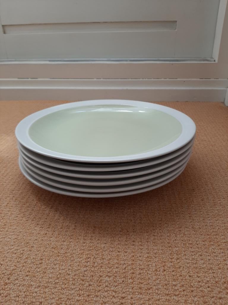 6 Nieuwe Dinerborden, Keramiek, Nieuw, Ophalen of Verzenden, Bord(en)