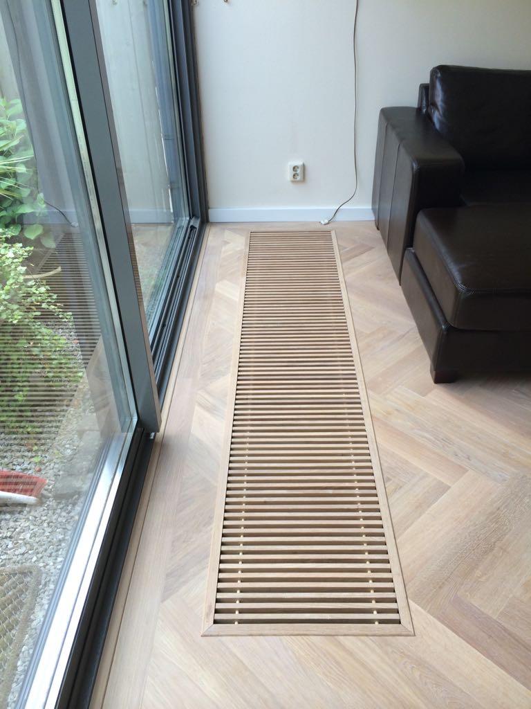 Eikenhouten rooster voor convectorput, Doe-het-zelf en Verbouw, Verwarming en Radiatoren, Minder dan 30 cm, Radiator, Nieuw, Ophalen of Verzenden
