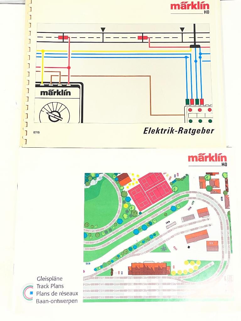 Marklin technische handleiding en Baanontwerpen C-rails, Wisselstroom, Gebruikt, Analoog, Märklin