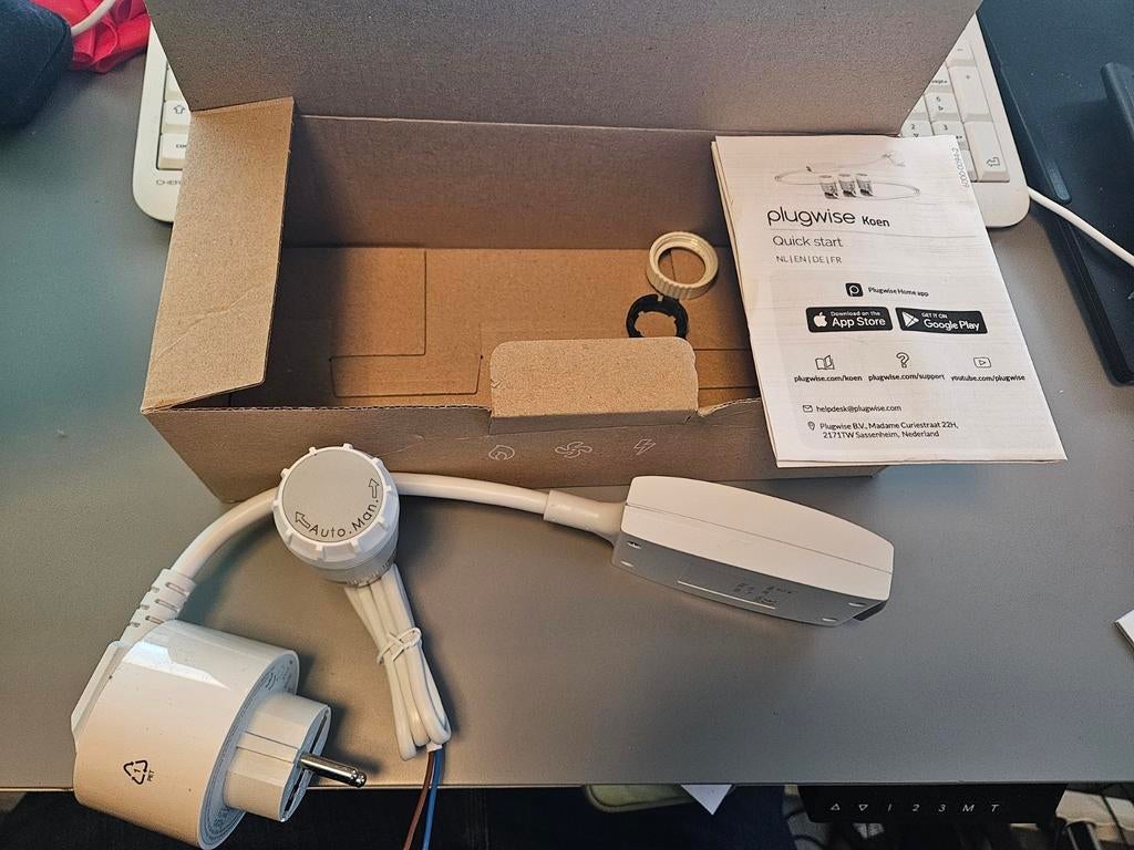 Plugwise koen basis ( stekker , adapter en stel motor), Minder dan 30 cm, Cv-ketel of Combi-ketel, Nieuw, Minder dan 60 cm