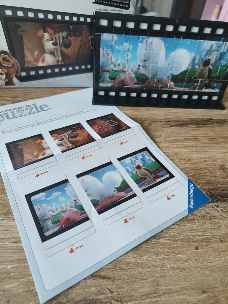 Ravensburger 3D puzzel Secret Life of Pets, Ophalen of Verzenden