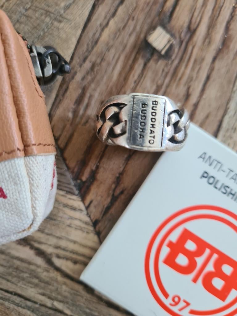 Buddha to buddha ring 17, Sieraden, Tassen en Uiterlijk, Ringen, Ophalen of Verzenden, Zo goed als nieuw, 17 tot 18, Dame of Heer