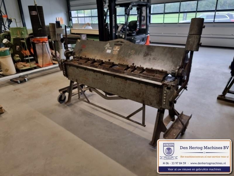 Vingerzetbank 1900x2,25mm 800x3mm plaatbewerkingmachine, Ophalen, Gebruikt