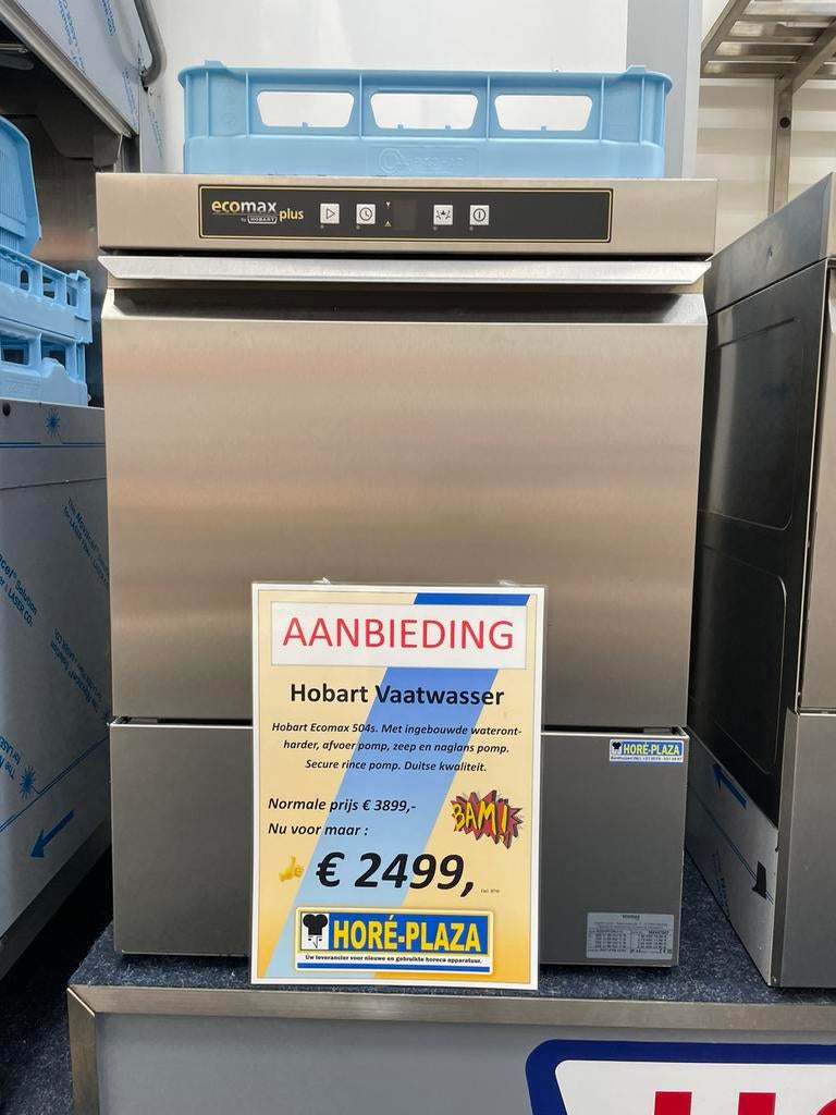 Nieuwe Hobart F504 Vaatwasser nu voor €2899,- op=op, Zakelijke goederen, Horeca | Keukenapparatuur, Ophalen, Wassen en Drogen