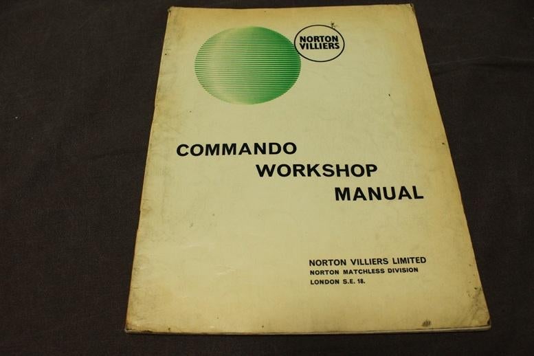 Norton Commando workshop manual  750cc Norton  Villiers, Motoren, Ophalen of Verzenden, Overige merken