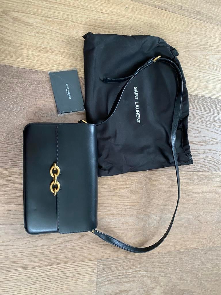 Saint Laurent tas, Ophalen of Verzenden, Zo goed als nieuw, Zwart, Schoudertasje