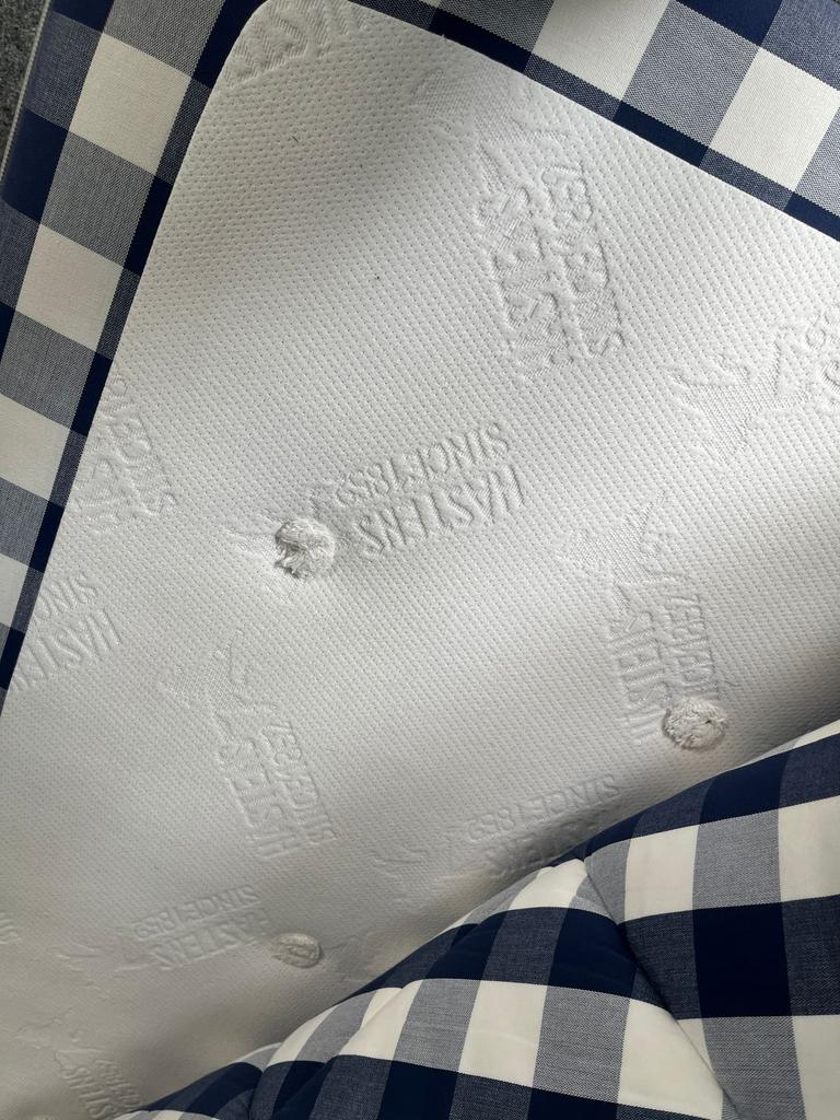 Hastens adjustable boxspring 210x210 elektrisch, Ophalen, Verstelbaar, Tweepersoons, Zo goed als nieuw