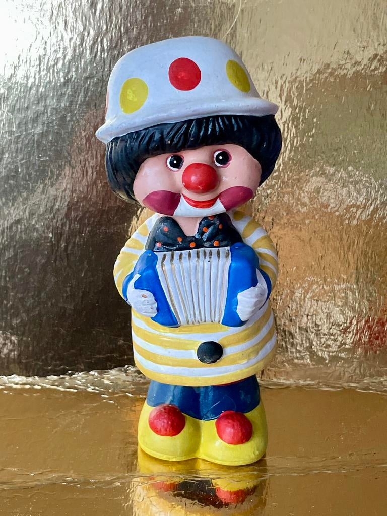 Stenen Muziekkant met Accordion (MPI), Ophalen of Verzenden