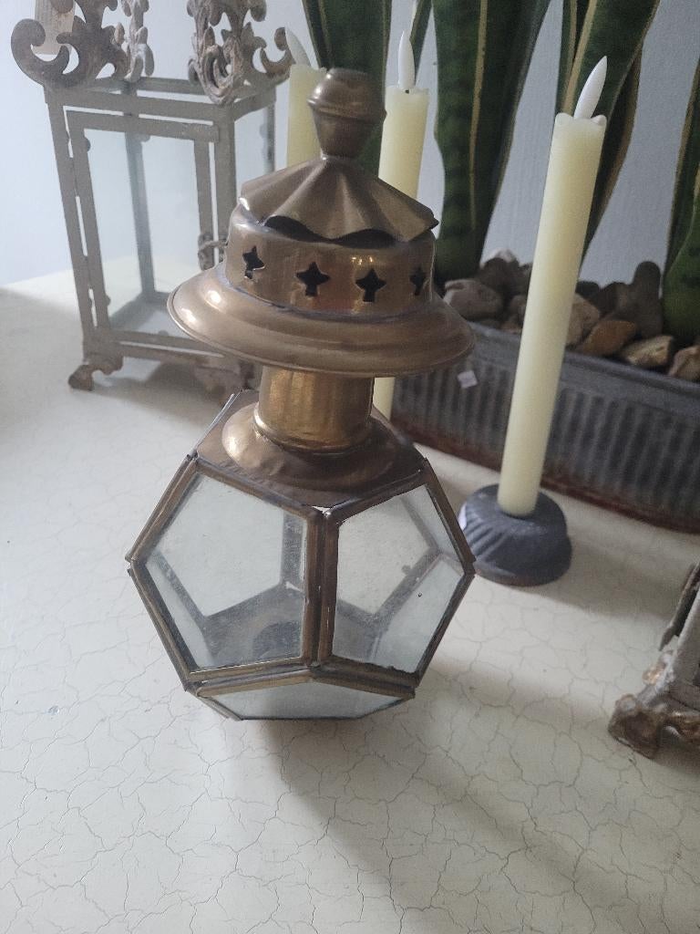 Antieke bovenkant van een processielamp, Ophalen of Verzenden, Gebruikt, Christendom | Katholiek