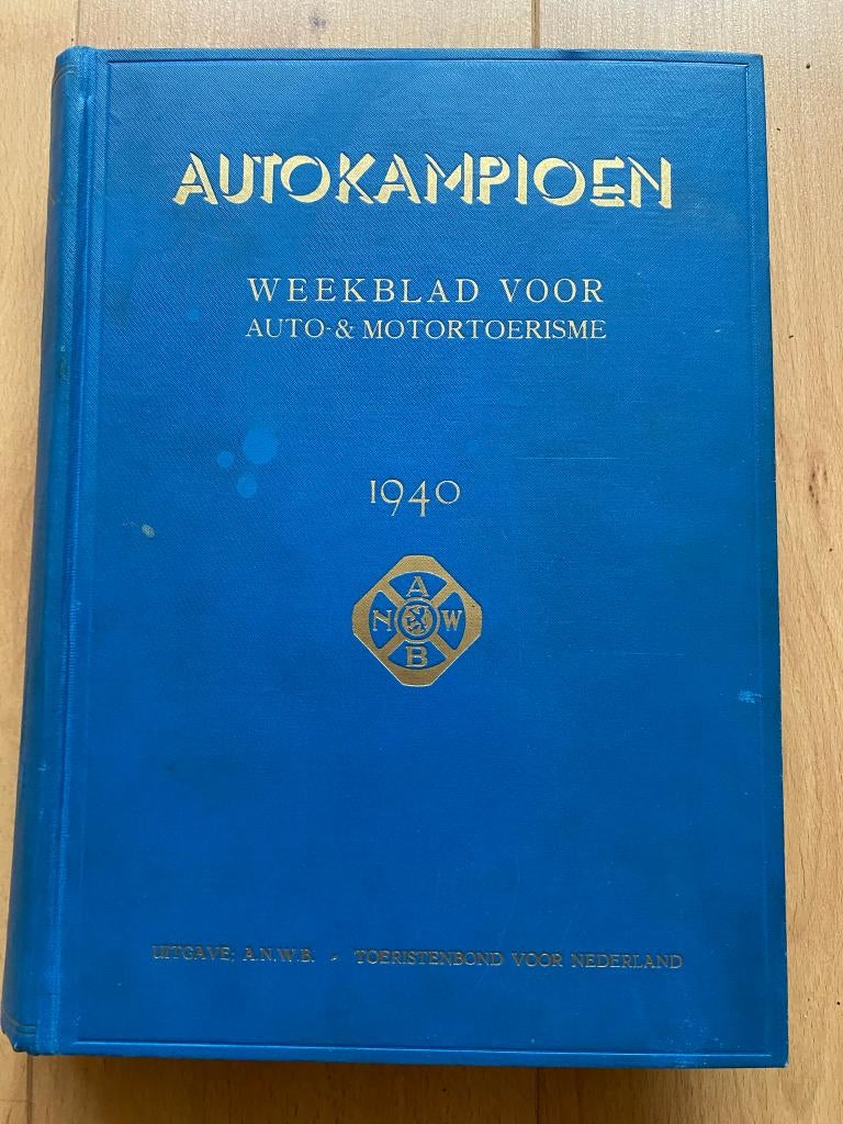 Autokampioen - Jaargang 1940 met originele ANWB band, Gelezen, Ophalen of Verzenden, Autokampioen, Peugeot