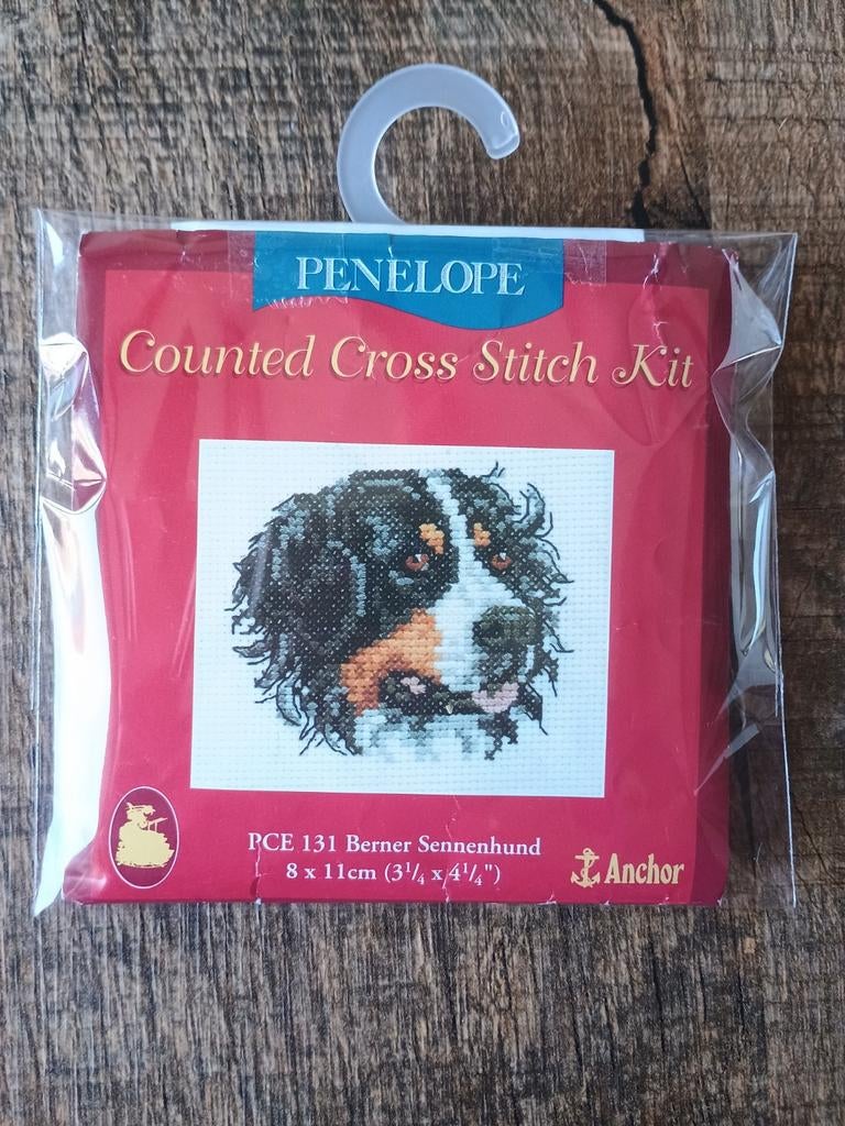 Borduurpakketje Berner Sennenhond - hond, Ophalen of Verzenden, Borduurpakket