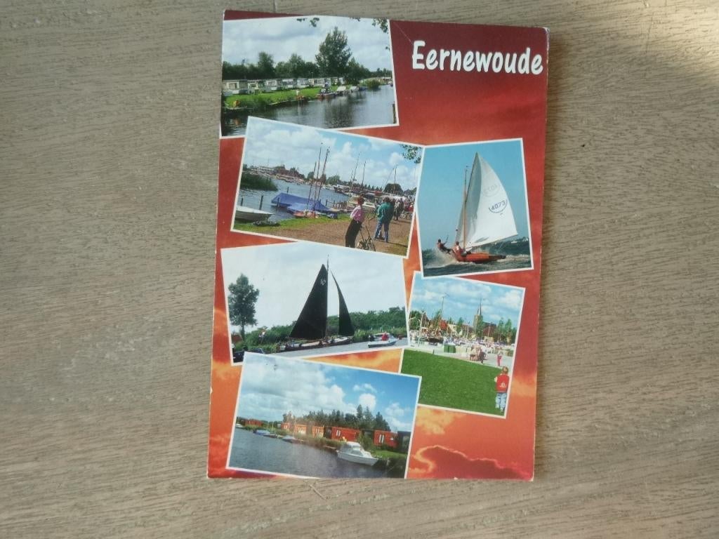 Eernewoude, boten/kerk, Verzenden, 1980 tot heden, Gelopen, Noord-Brabant